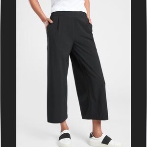 Althleta Brooklyn Black Wide-Leg Pants